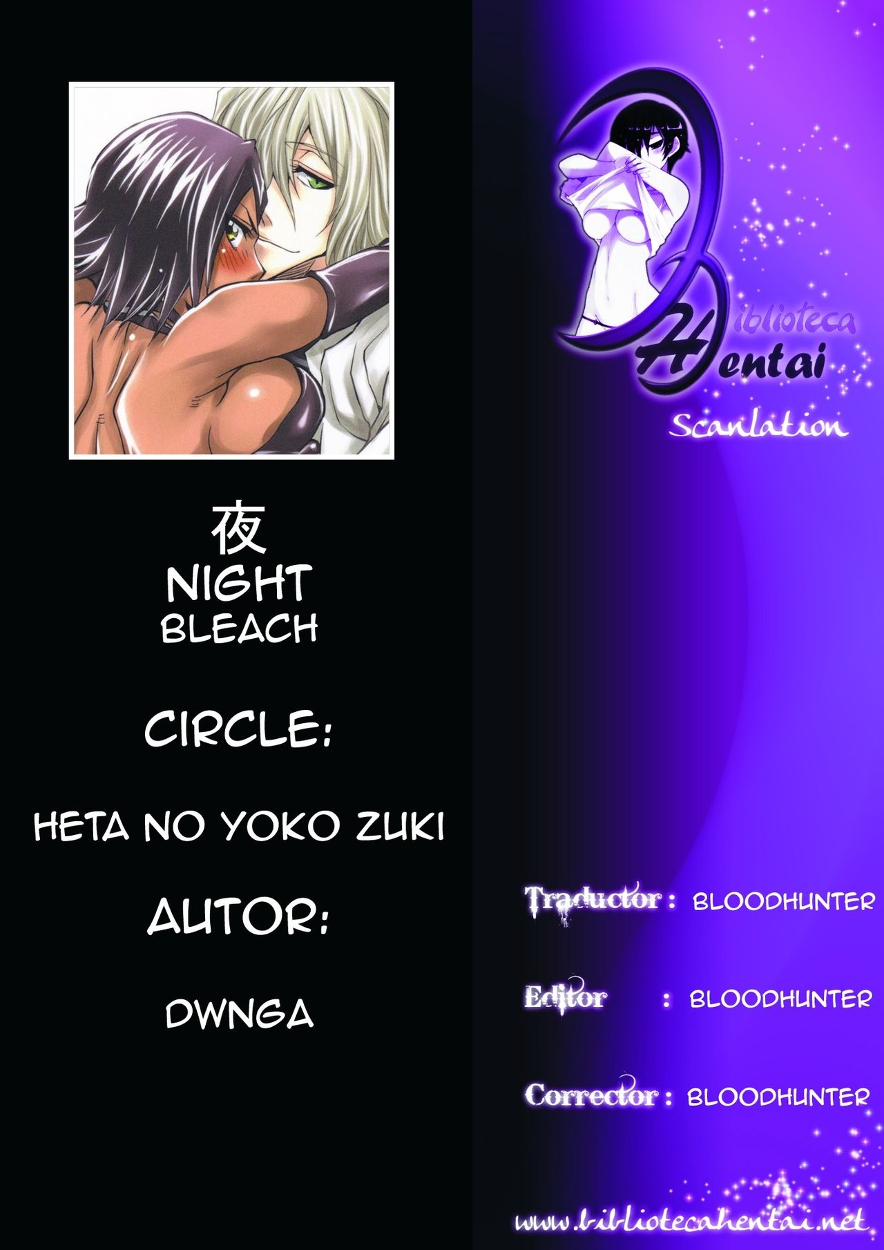 (C76) [Heta no Yoko Zuki (Dunga)] Yoru | Night (Bleach) [Spanish] [Biblioteca Hentai] 18