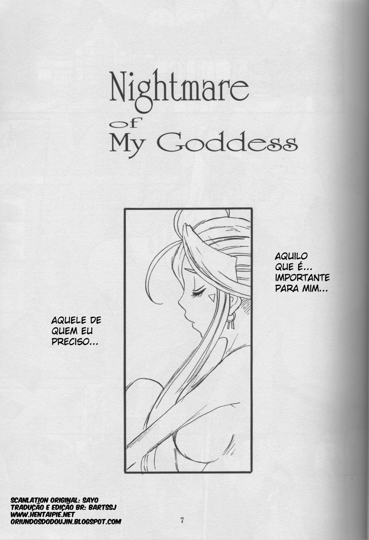 (C72) [Tenzan Koubou (Tenchuumaru)] Nightmare of My Goddess Vol. 10 (Ah! My Goddess) [Portuguese-BR] [BartSSJ] 5