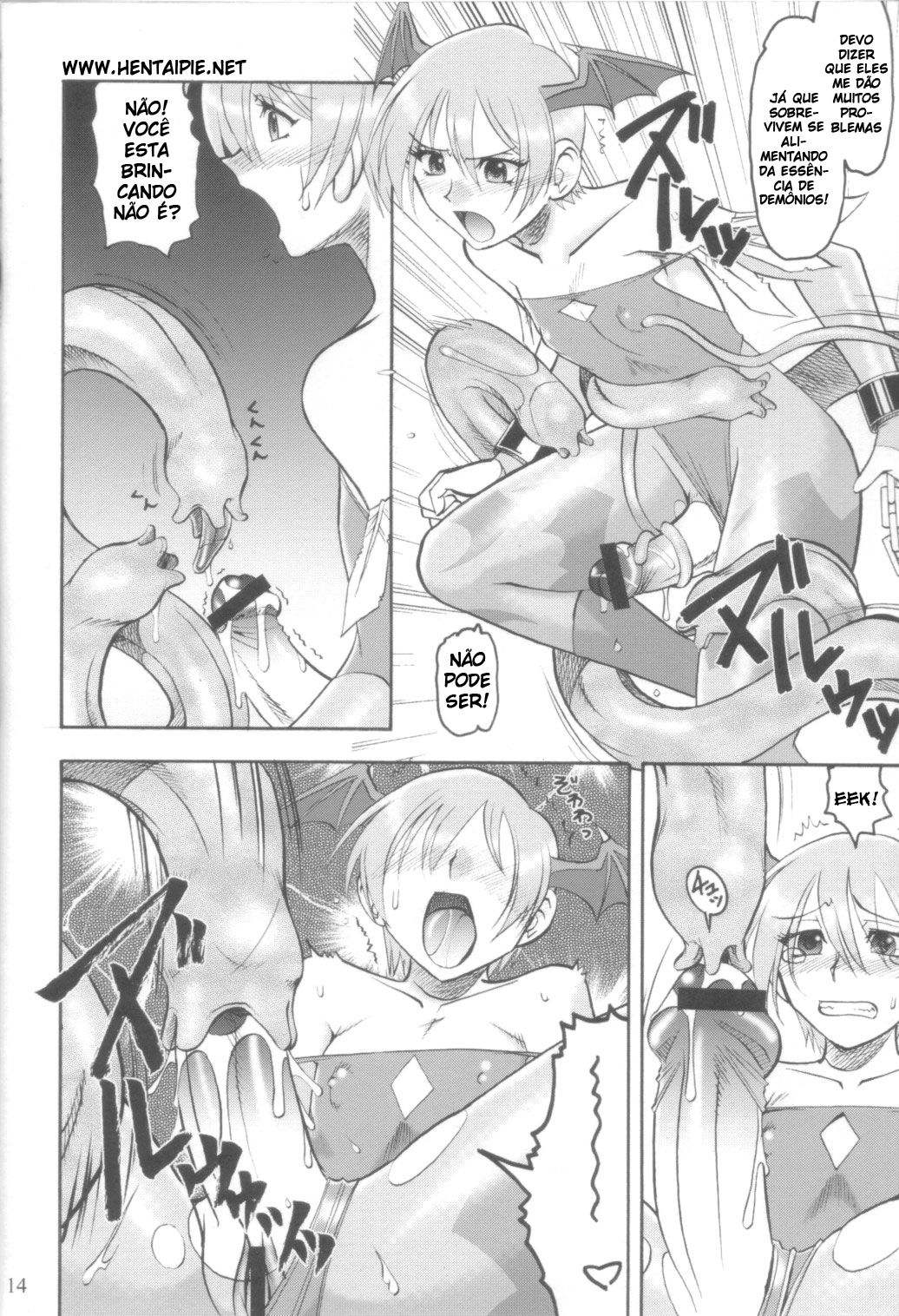 (C70) [Semedain G (Mokkouyou Bond)] Semedain G Works Vol. 28 - Ichinana (DarkStalkers) [Portuguese-BR] [HentaiPie] 12