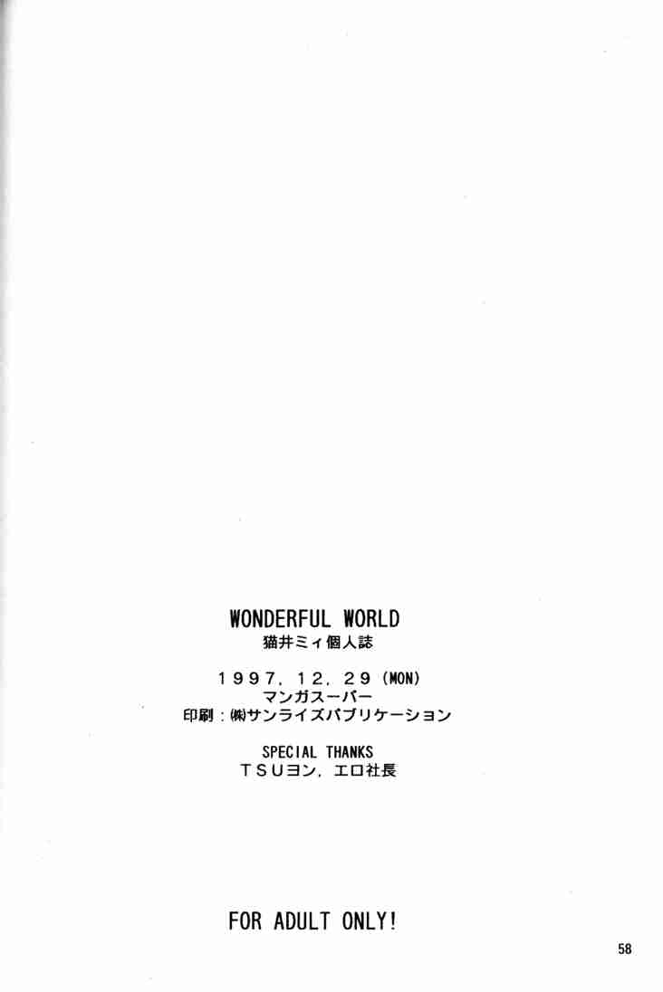 (C53) [Manga Super (Nekoi Mie)] Wonderful World (Neon Genesis Evangelion) 56