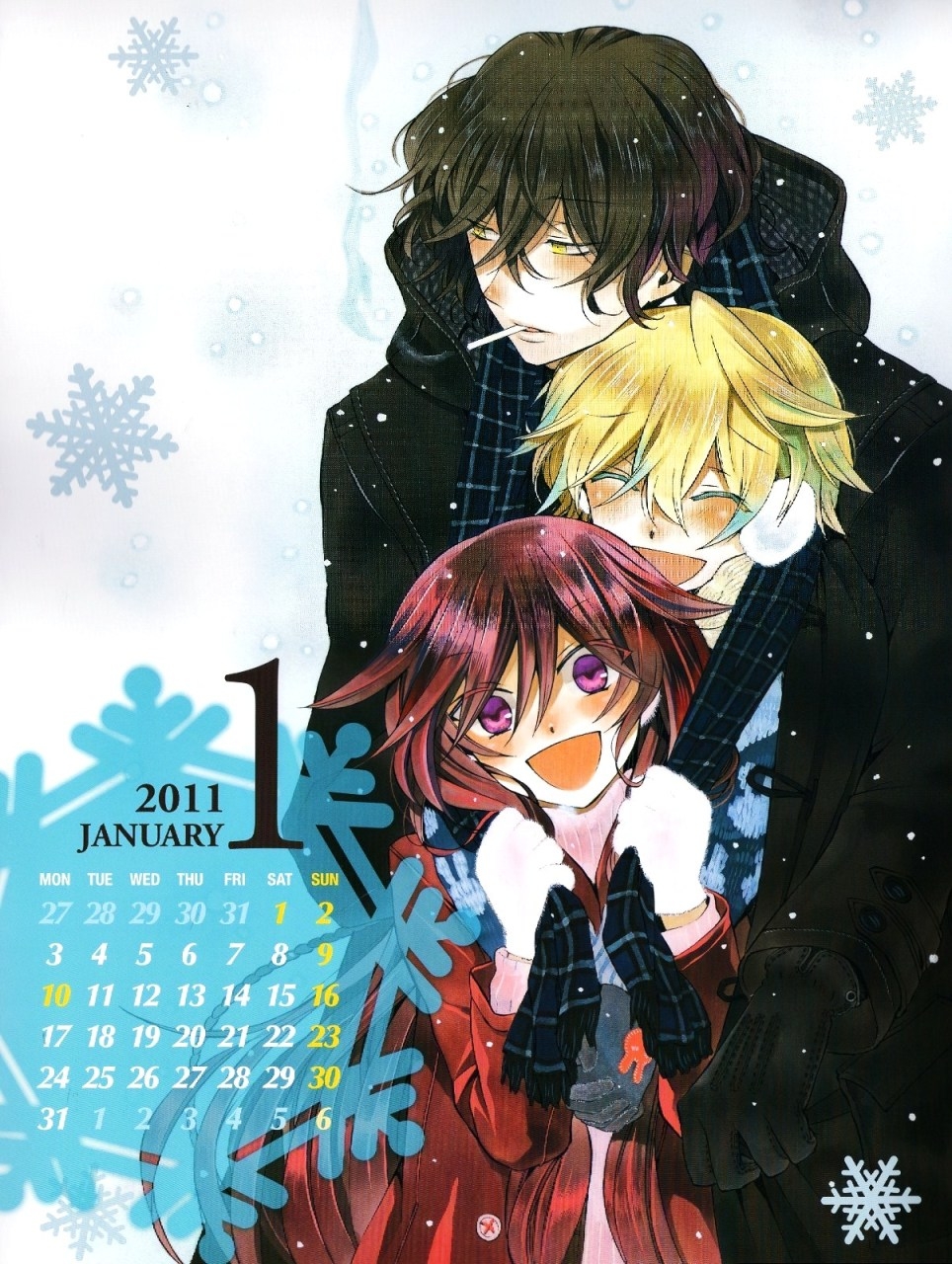 Pandora Hearts Comic Special 2011 Calendar 1