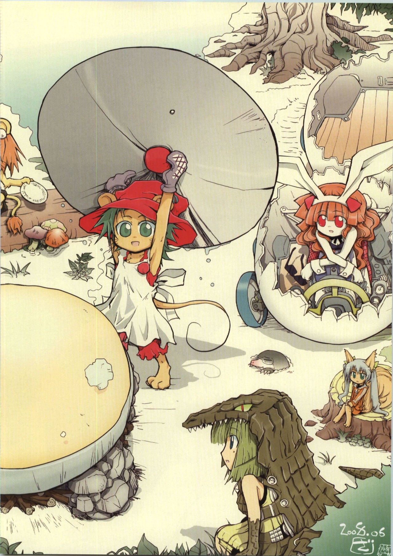 (C74) [Houbunsha (Various)] Manga Time Kirara - Comic Market 74 Kikaku Hon (Illust Shuu) 23