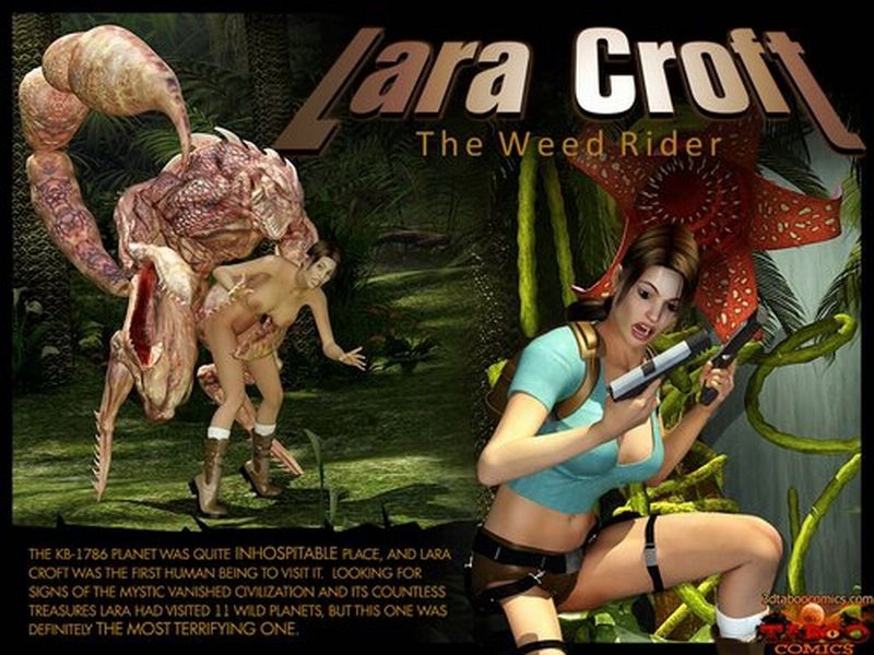 3D: Lara Croft. The Weed Rider 0