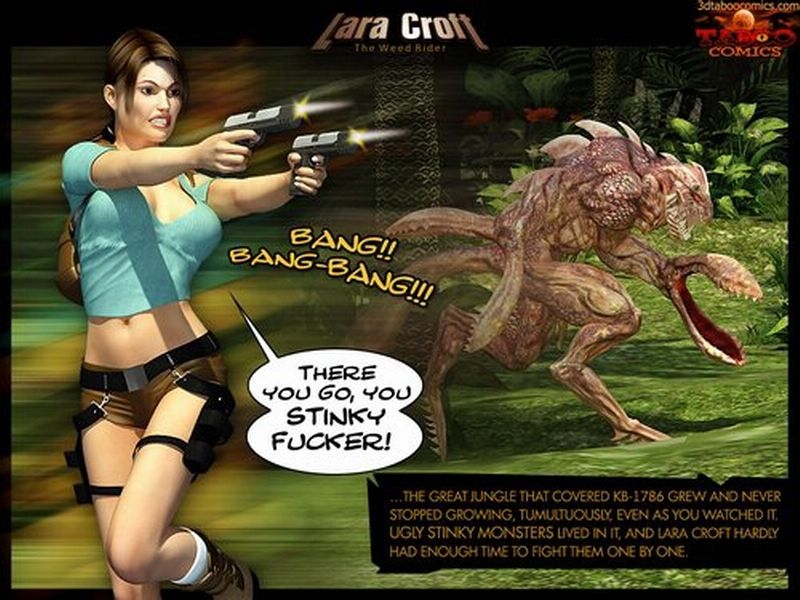 3D: Lara Croft. The Weed Rider 1