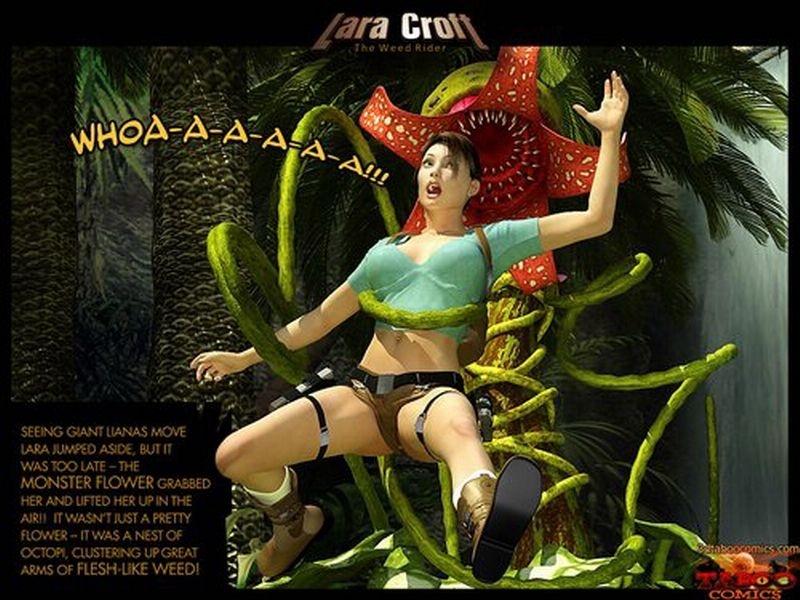 3D: Lara Croft. The Weed Rider 6
