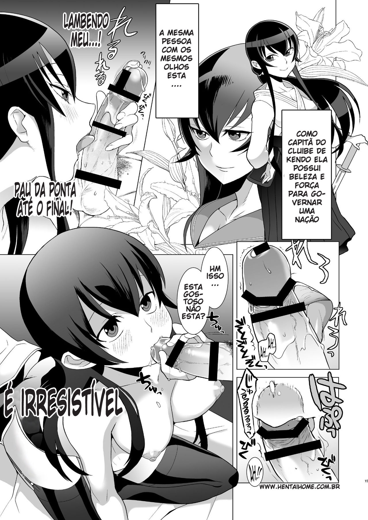 [Kisoutengai (Saito Yahu)] Sekinin Totte kureru ne? (Highschool of the Dead) [Portuguese-BR] [Goka] [Digital] 14