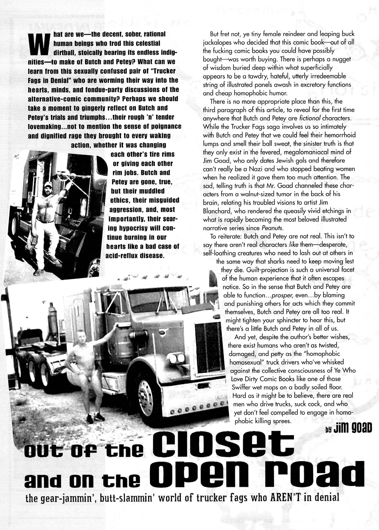 [Jim Blanchard] Trucker Fags in Denial 30