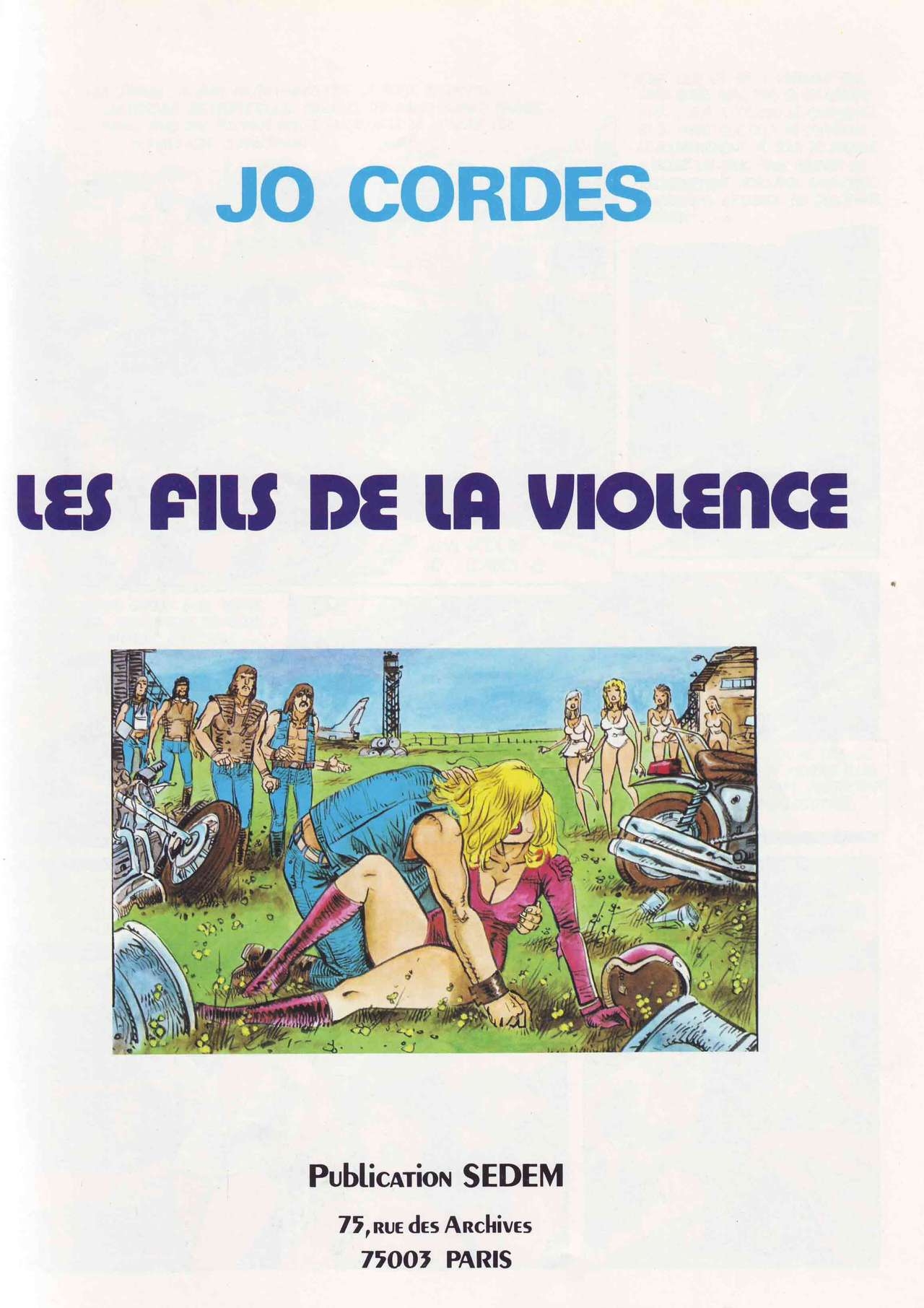 [Jo Cordes] Les fils de la violence [French] 1