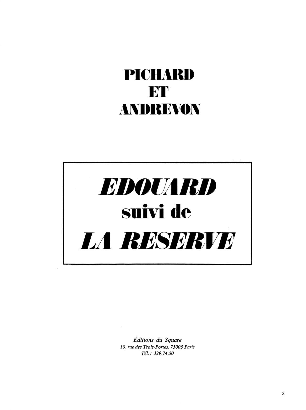 [Georges Pichard] - Edouard Suivi De La Reserve 3