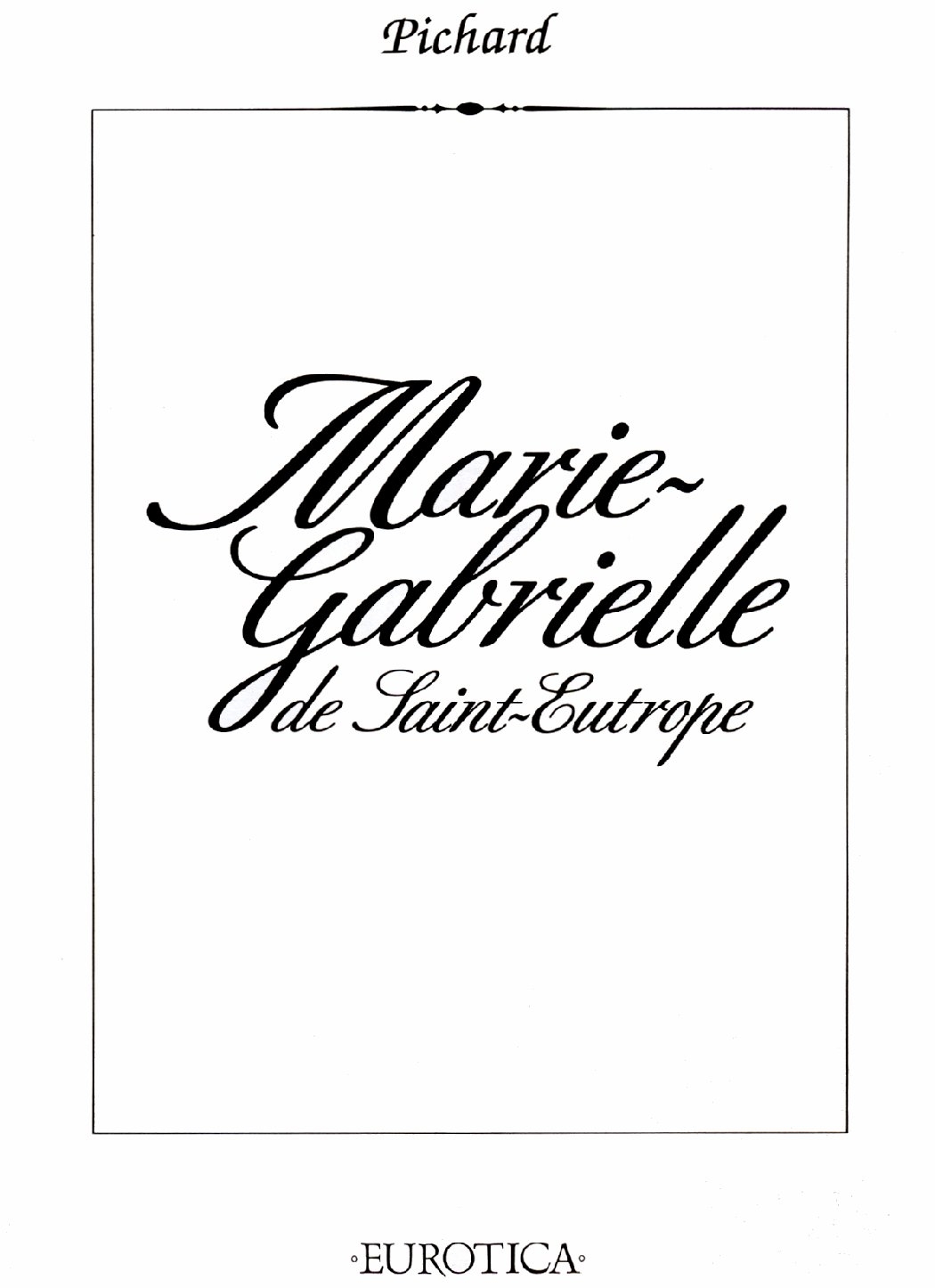[Georges Pichard] Marie-Gabrielle [English] 3