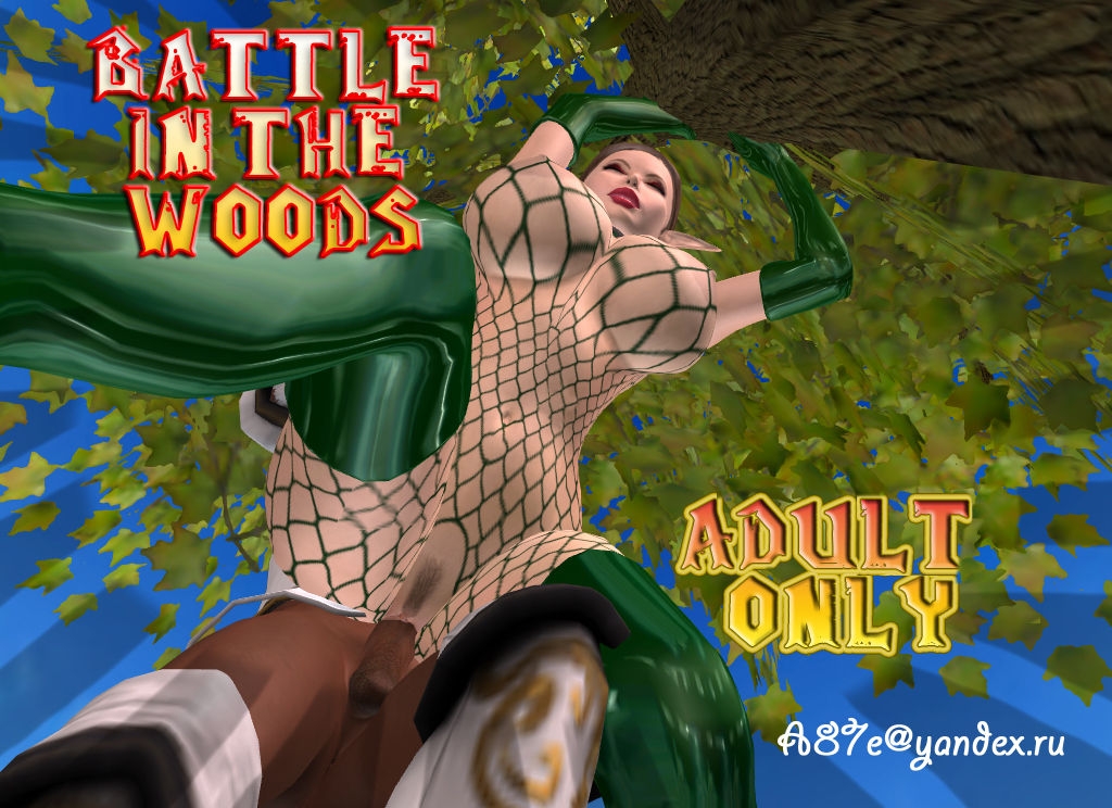 3d Lineage 2 comic comix battle in the woods 0