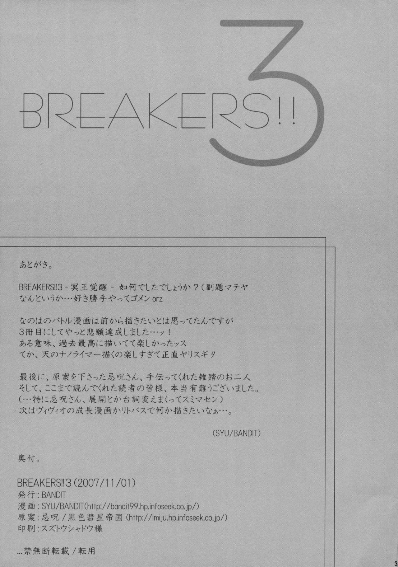 (SC37) [BANDIT (SYU)] BREAKERS!! 3 (Mahou Shoujo Lyrical Nanoha StrikerS) 31