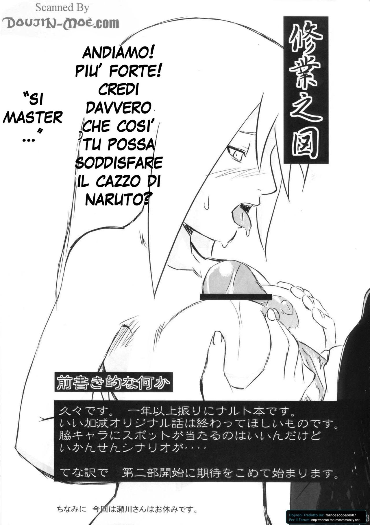 (C70) [Karakishi Youhei-dan Shinga (Sahara Wataru, Kanenomori Sentarou)] Toushatei (Naruto)  [Italian] 1