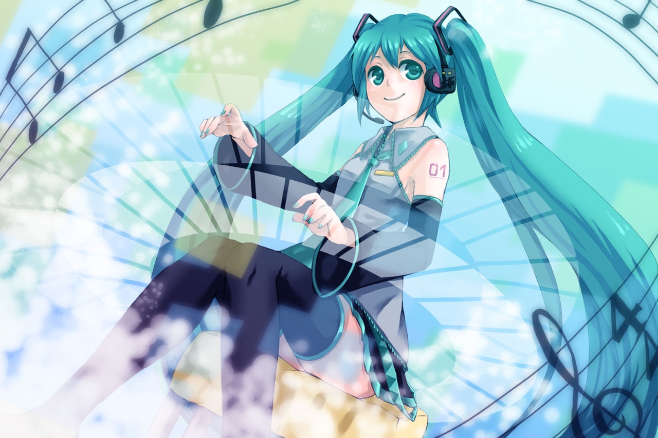 初音ミクWidescreen Wallpaper(7) 48