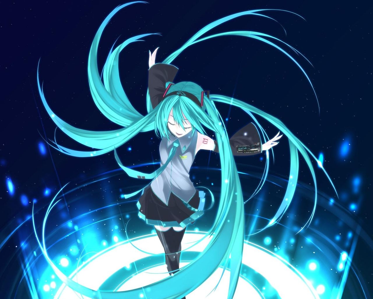 初音ミクWidescreen Wallpaper(7) 75