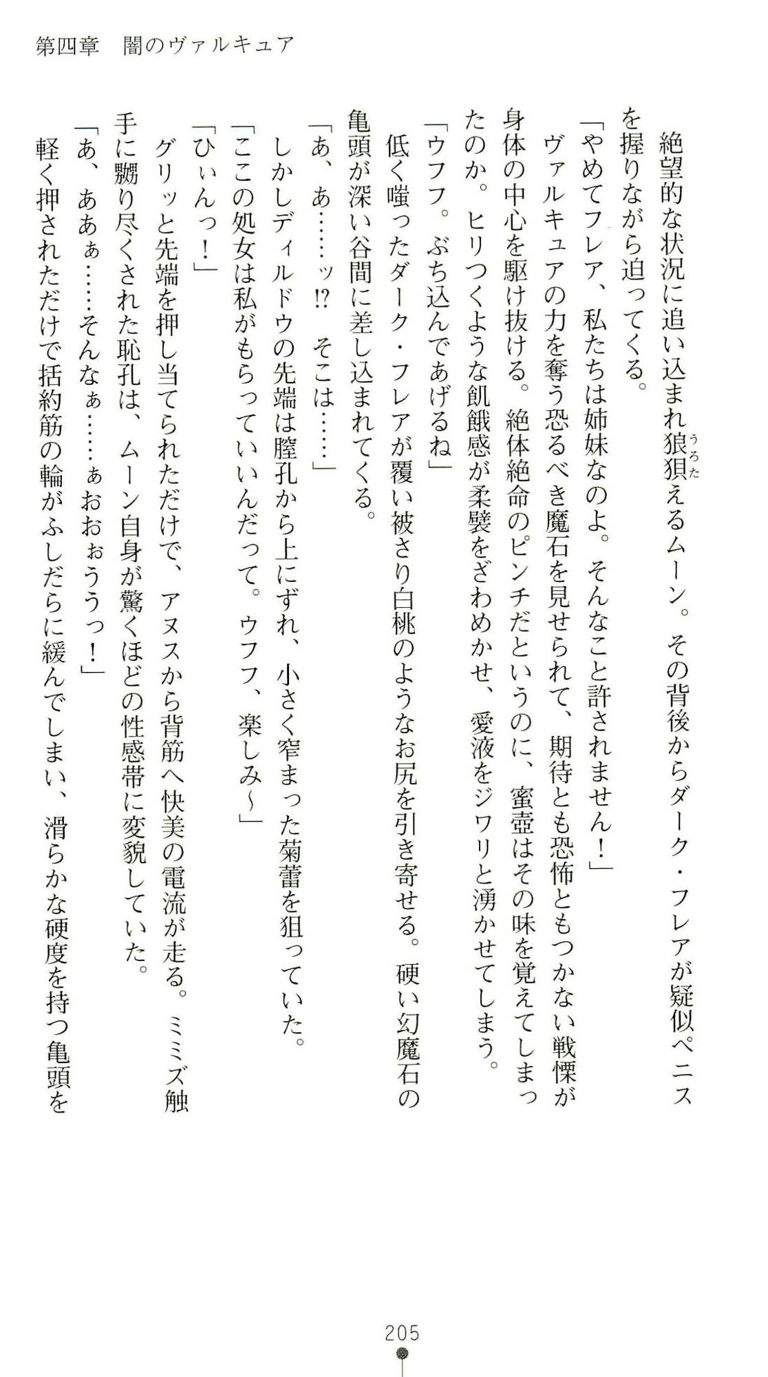 (Kannou Shousetsu) [Chikuma Juukou & Kamei & Shimachiyo] Seisenki Valkyrie Sisters ~Yami ni Ochita Idol~ (2D Dream Novels 324) 208