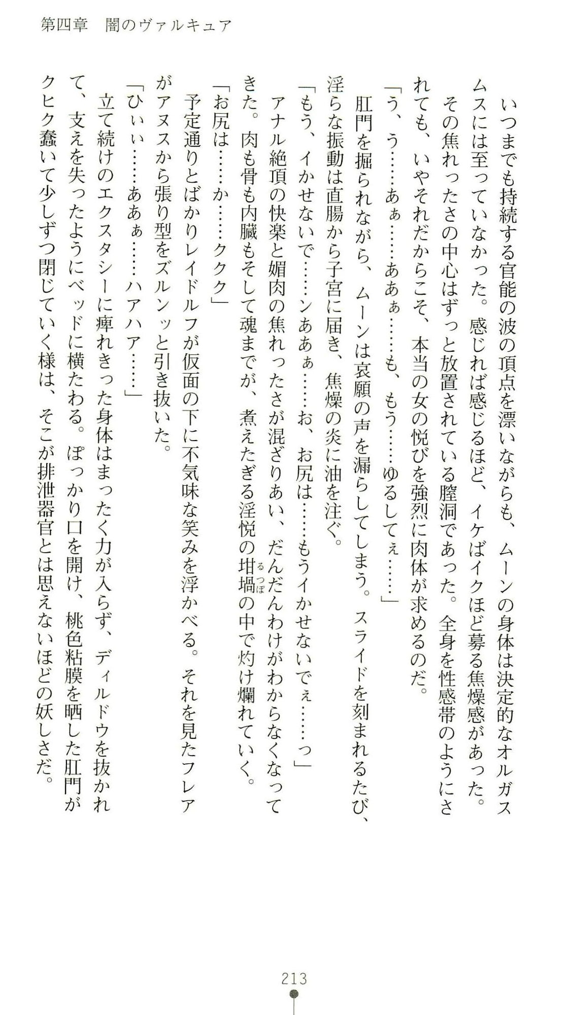 (Kannou Shousetsu) [Chikuma Juukou & Kamei & Shimachiyo] Seisenki Valkyrie Sisters ~Yami ni Ochita Idol~ (2D Dream Novels 324) 216