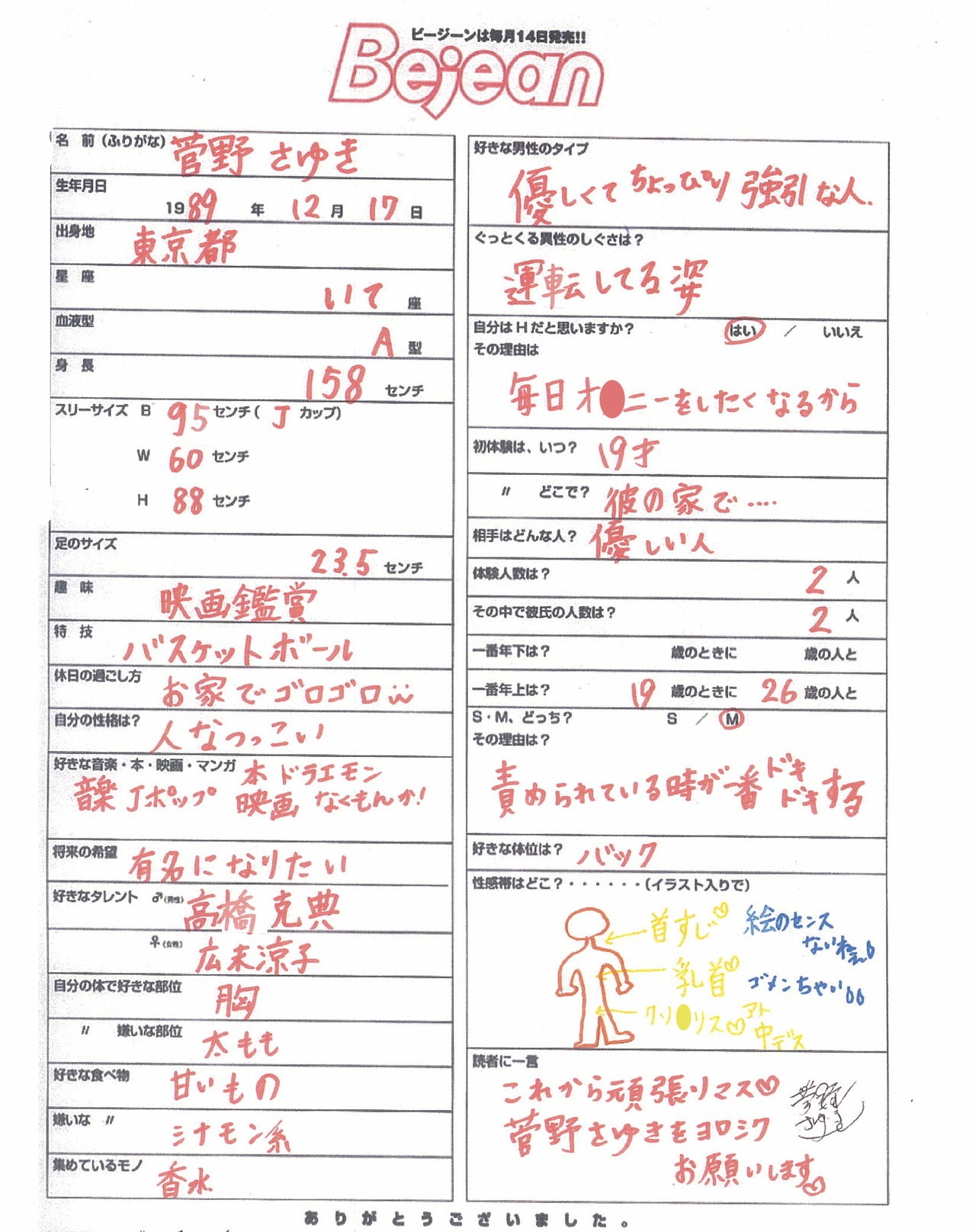 Bejean On Line (2011-11) Panty Idol Sayuki Kanno 1