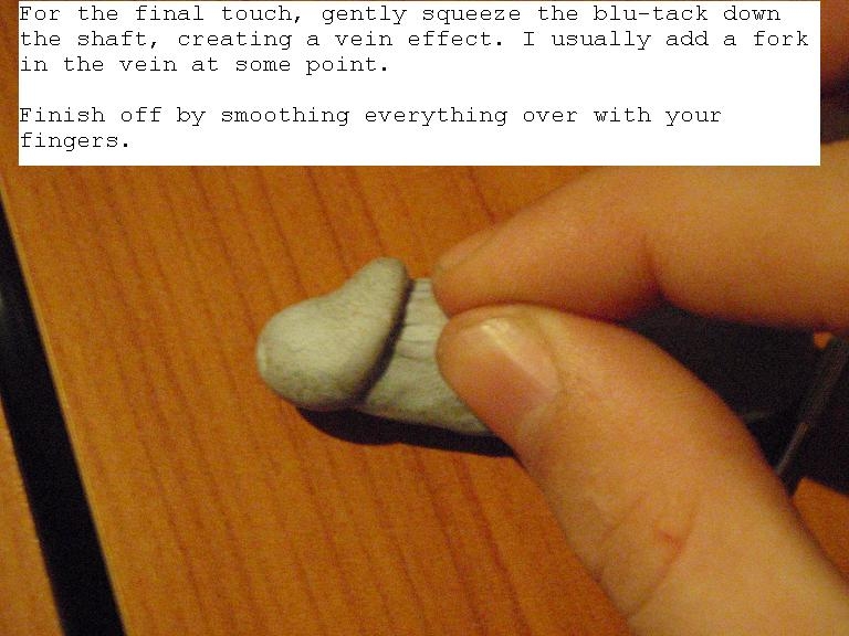 HOW TO: Blu-tack Penis! (Continuation from Blu-Tack Vagina) 9