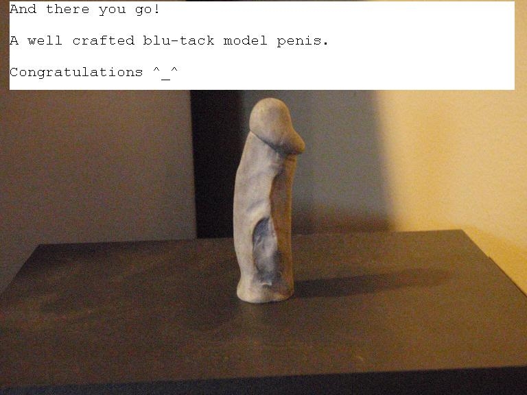 HOW TO: Blu-tack Penis! (Continuation from Blu-Tack Vagina) 10