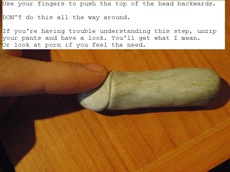 HOW TO: Blu-tack Penis! (Continuation from Blu-Tack Vagina) 3