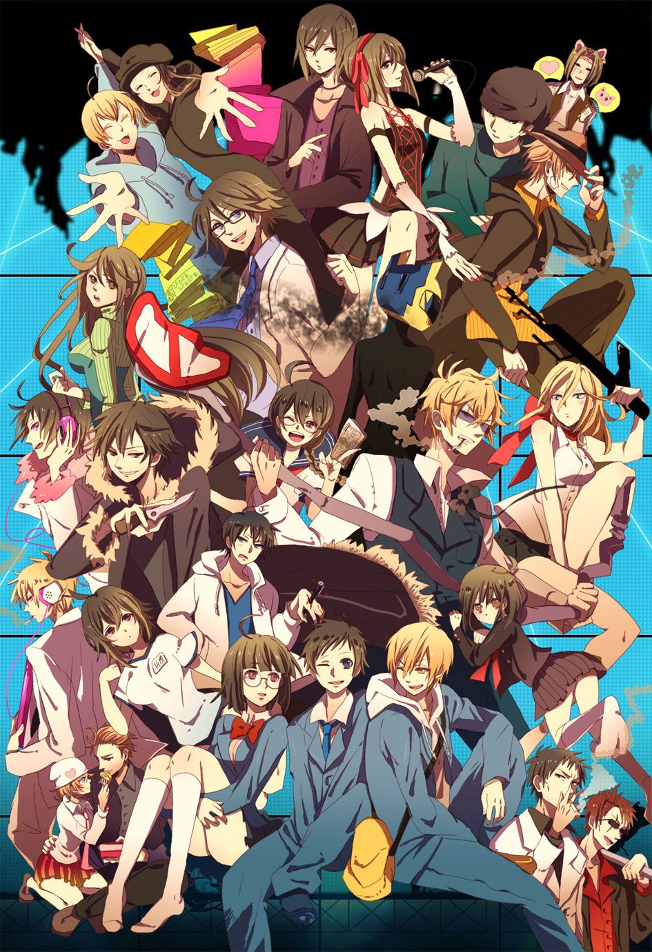 Durarara!! Big images collection set 2 140