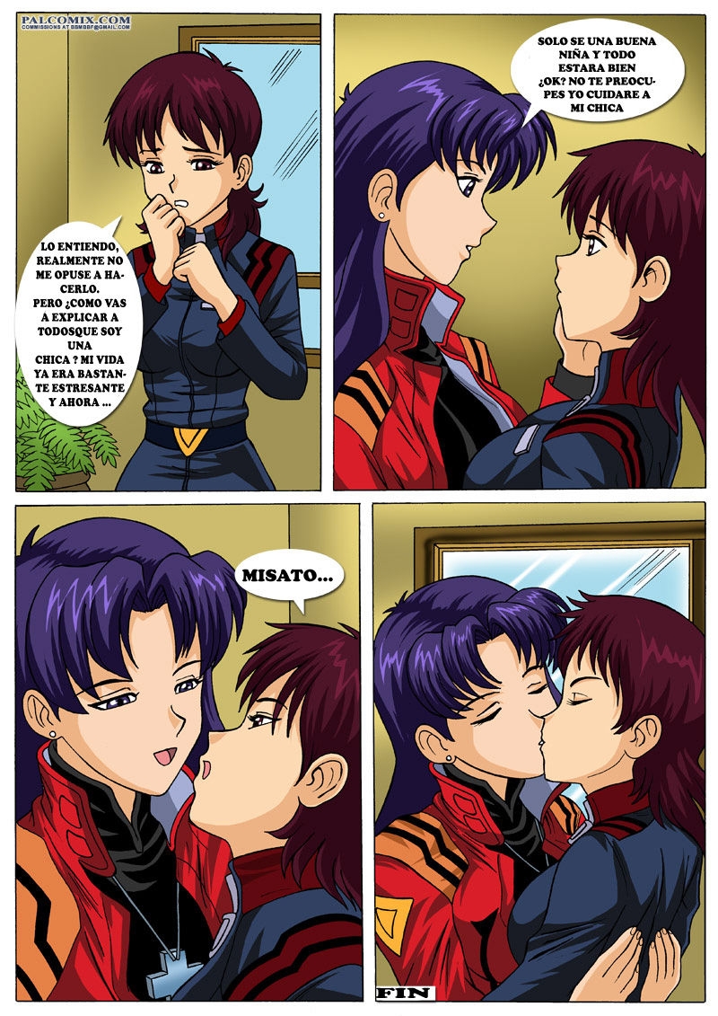 [Palcomix] Misato's New Girlfriend (Neon Genesis Evangelion) [Spanish] 14