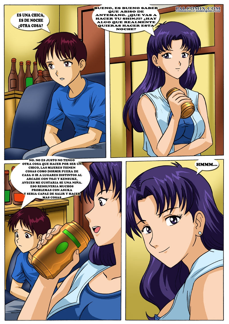 [Palcomix] Misato's New Girlfriend (Neon Genesis Evangelion) [Spanish] 2