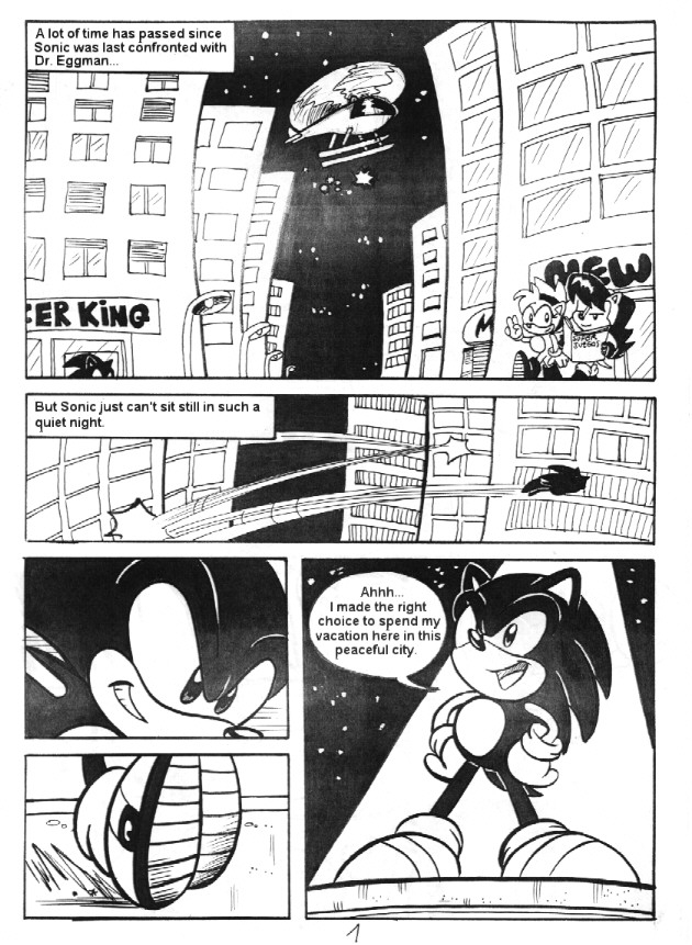 Sonic Adventure Fan Comic Unfinished 0