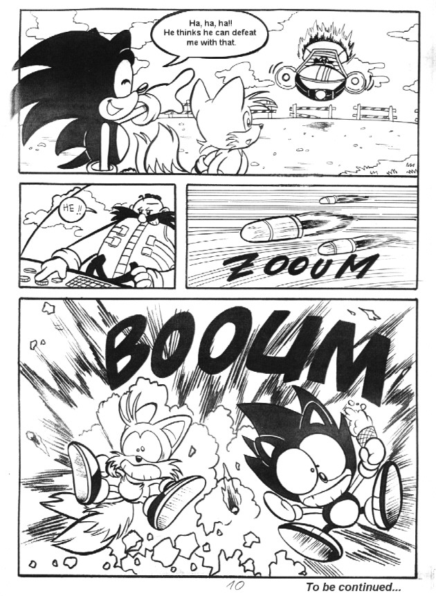 Sonic Adventure Fan Comic Unfinished 9