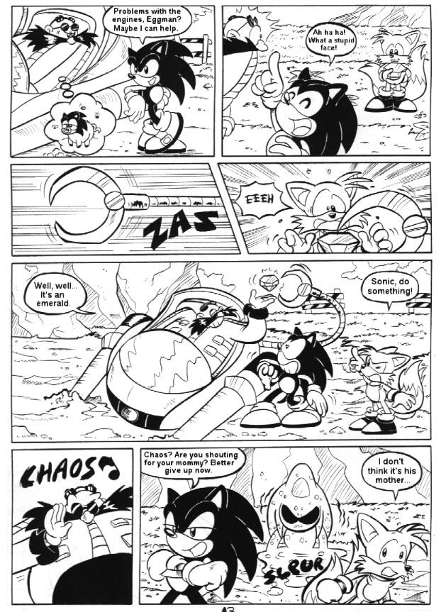Sonic Adventure Fan Comic Unfinished 12