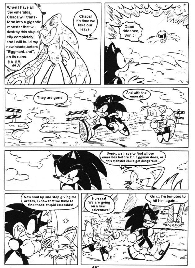 Sonic Adventure Fan Comic Unfinished 14