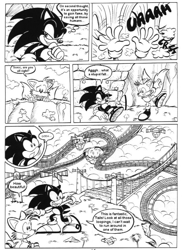 Sonic Adventure Fan Comic Unfinished 15