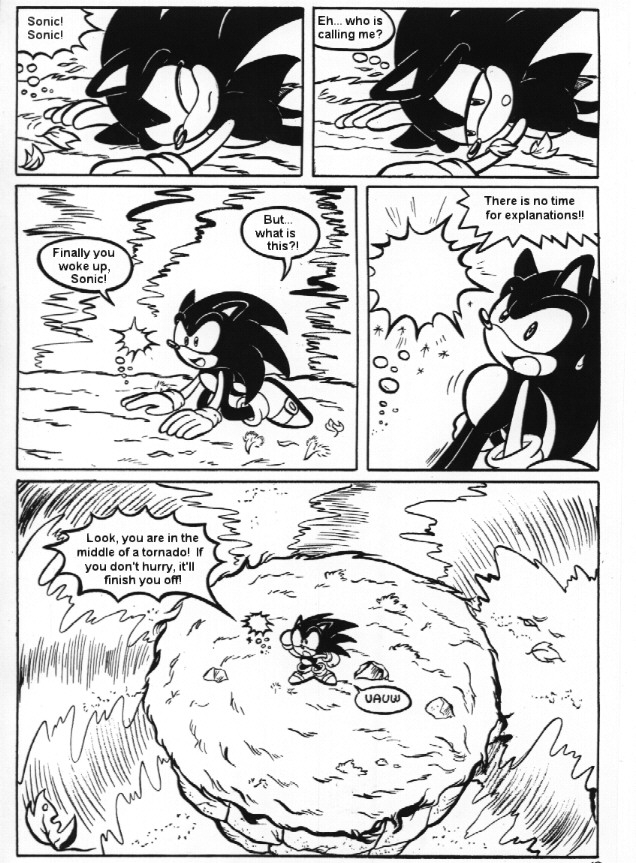 Sonic Adventure Fan Comic Unfinished 18