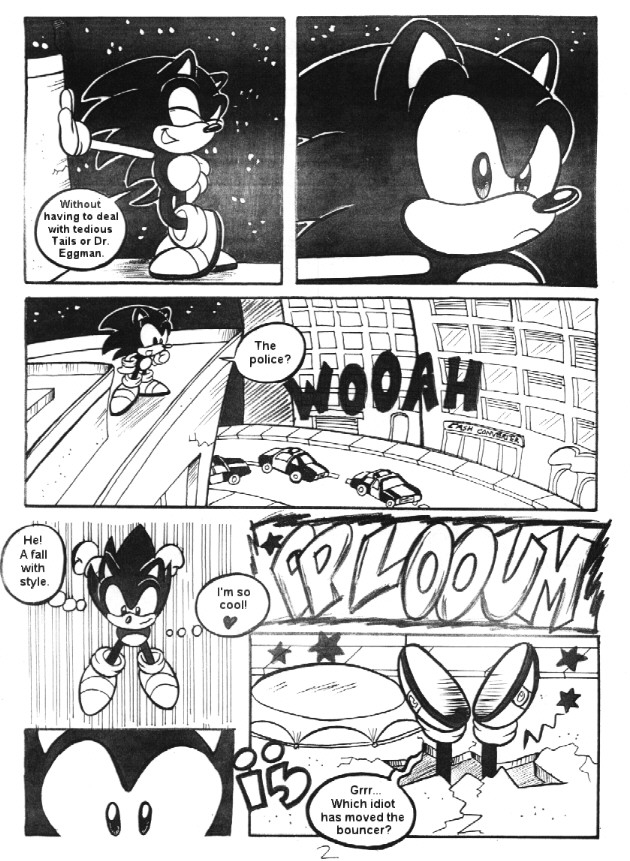 Sonic Adventure Fan Comic Unfinished 1