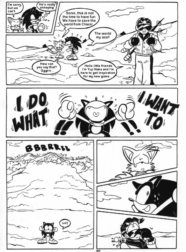 Sonic Adventure Fan Comic Unfinished 29