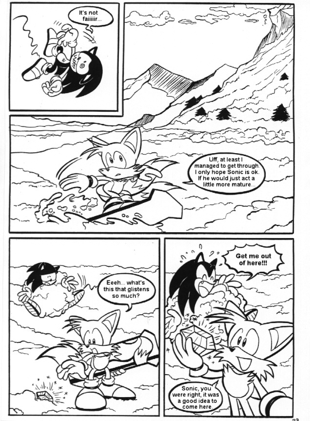 Sonic Adventure Fan Comic Unfinished 32