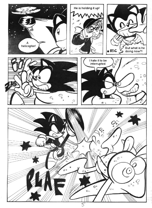 Sonic Adventure Fan Comic Unfinished 4