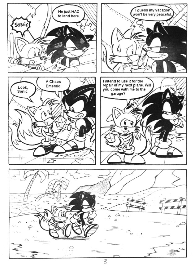 Sonic Adventure Fan Comic Unfinished 7