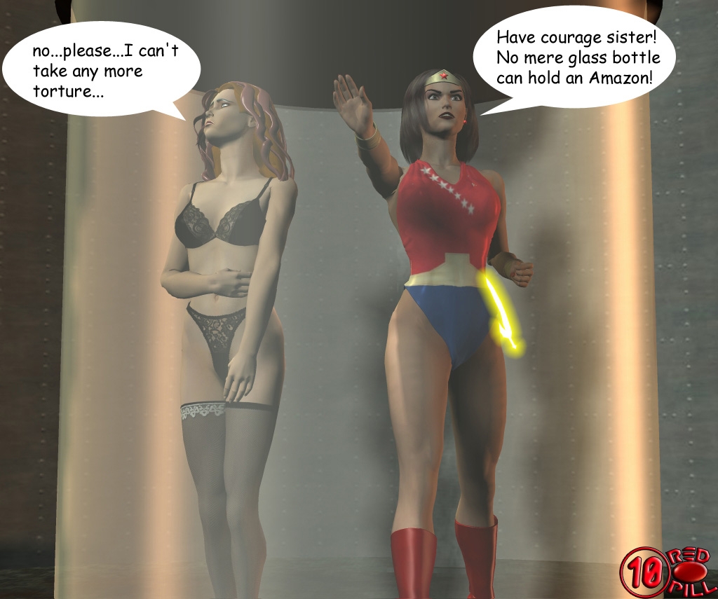 [Redpill333] Wonderwoman enslavement comic 9