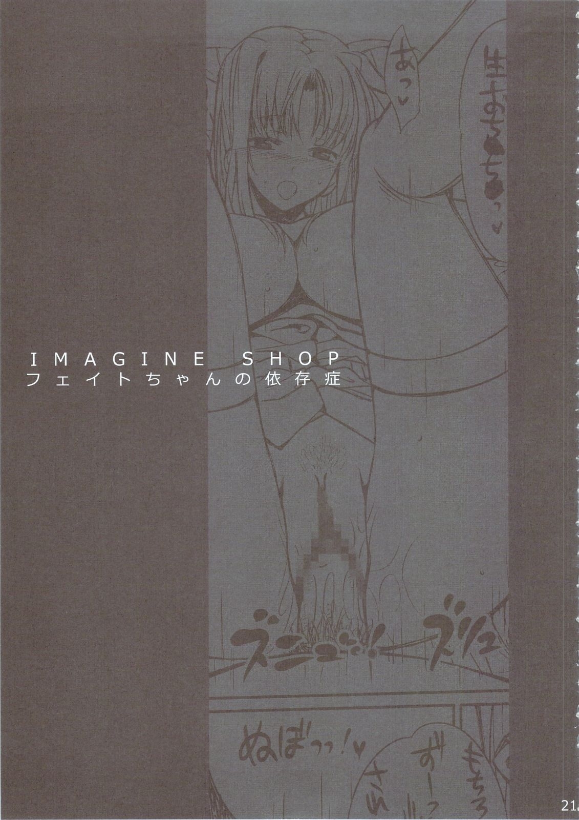 (C74) [Basutei Shower (Katsurai Yoshiaki)] IMAGINE SHOP ~Fate-chan no Izonshou~ (Mahou Shoujo Lyrical Nanoha) 19