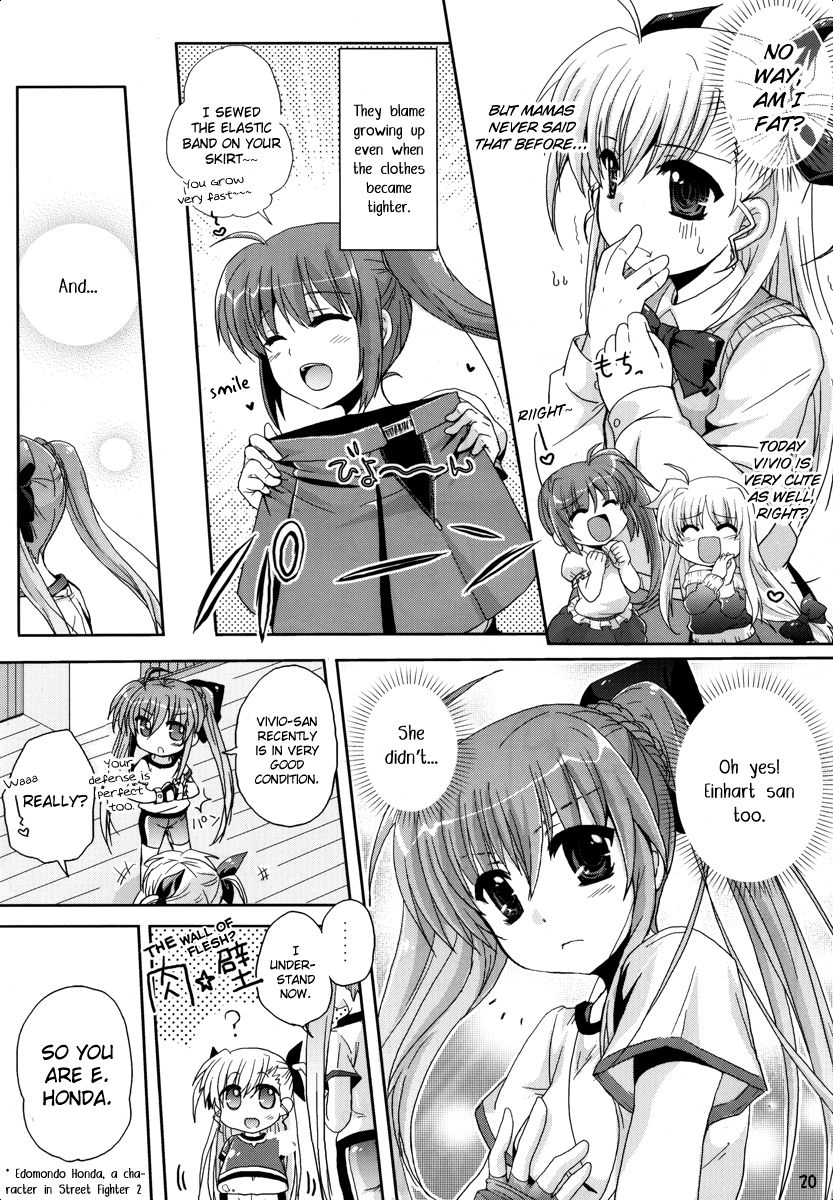 (C79) [Mekimeki Oukoku (Tsunpun, Keishou)] Mahou Shoujo no Sweet Love Panic (Mahou Shoujo Lyrical Nanoha) [English] {NanoFate} 18