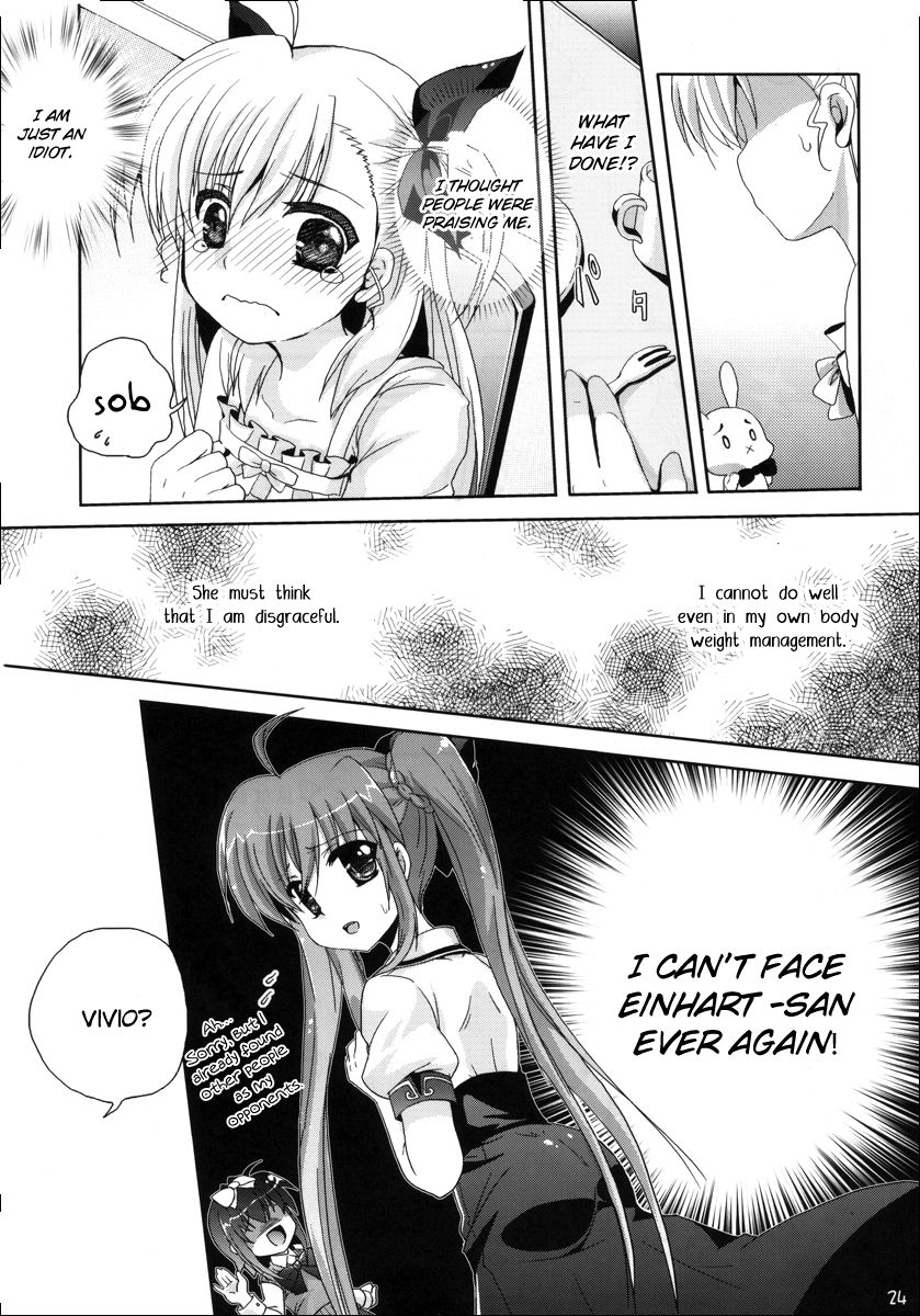 (C79) [Mekimeki Oukoku (Tsunpun, Keishou)] Mahou Shoujo no Sweet Love Panic (Mahou Shoujo Lyrical Nanoha) [English] {NanoFate} 22