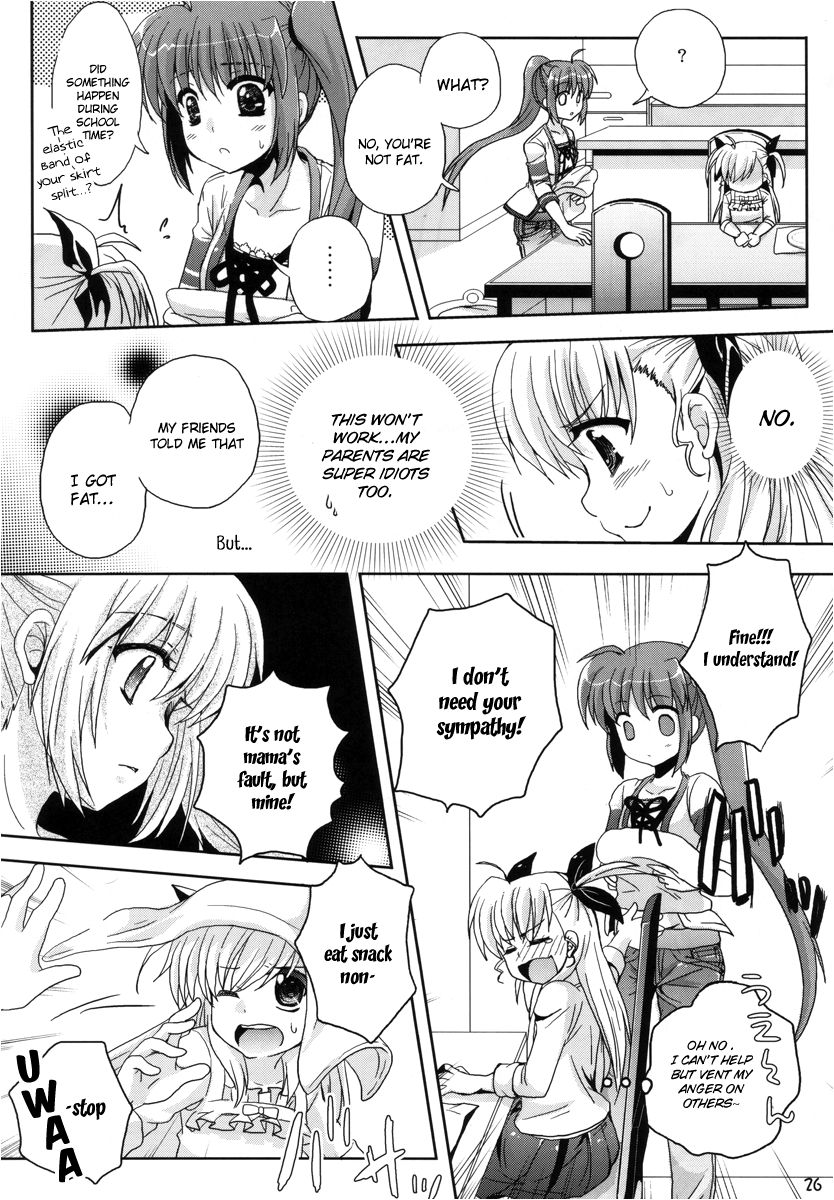 (C79) [Mekimeki Oukoku (Tsunpun, Keishou)] Mahou Shoujo no Sweet Love Panic (Mahou Shoujo Lyrical Nanoha) [English] {NanoFate} 24