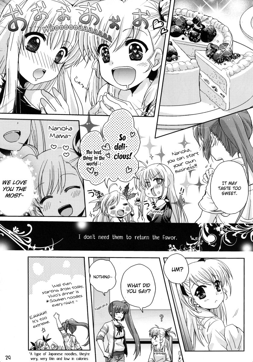 (C79) [Mekimeki Oukoku (Tsunpun, Keishou)] Mahou Shoujo no Sweet Love Panic (Mahou Shoujo Lyrical Nanoha) [English] {NanoFate} 27