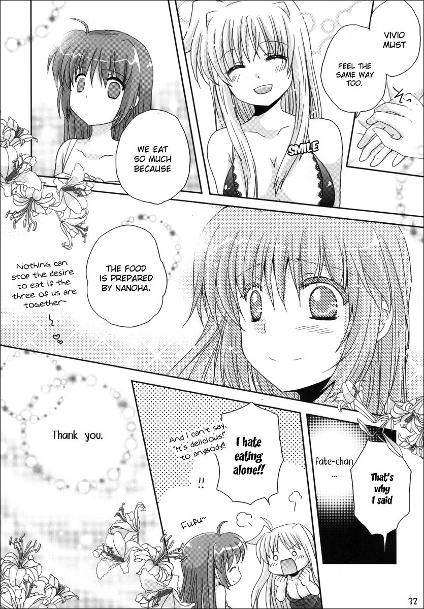 (C79) [Mekimeki Oukoku (Tsunpun, Keishou)] Mahou Shoujo no Sweet Love Panic (Mahou Shoujo Lyrical Nanoha) [English] {NanoFate} 30