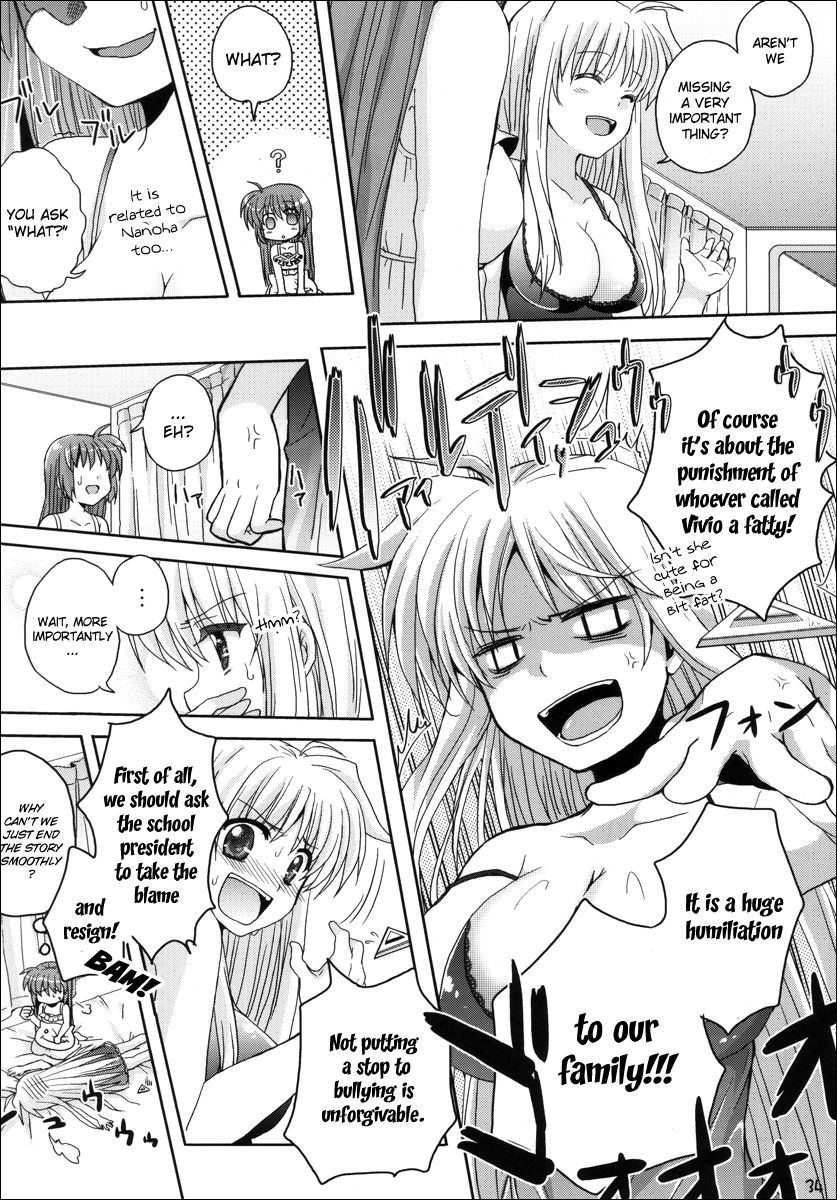 (C79) [Mekimeki Oukoku (Tsunpun, Keishou)] Mahou Shoujo no Sweet Love Panic (Mahou Shoujo Lyrical Nanoha) [English] {NanoFate} 32