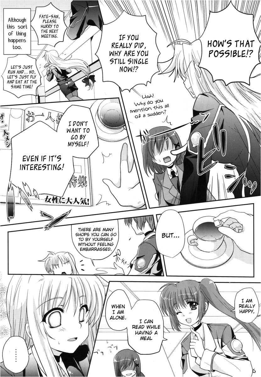 (C79) [Mekimeki Oukoku (Tsunpun, Keishou)] Mahou Shoujo no Sweet Love Panic (Mahou Shoujo Lyrical Nanoha) [English] {NanoFate} 4