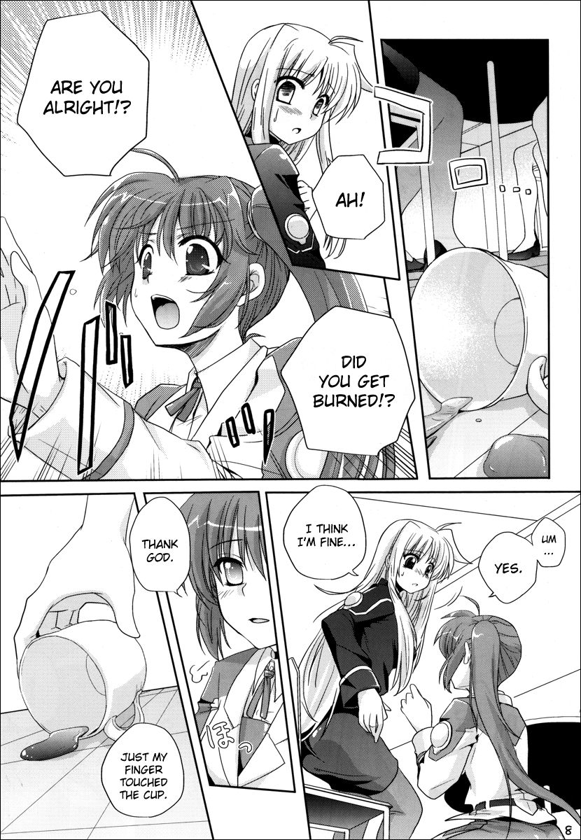 (C79) [Mekimeki Oukoku (Tsunpun, Keishou)] Mahou Shoujo no Sweet Love Panic (Mahou Shoujo Lyrical Nanoha) [English] {NanoFate} 6