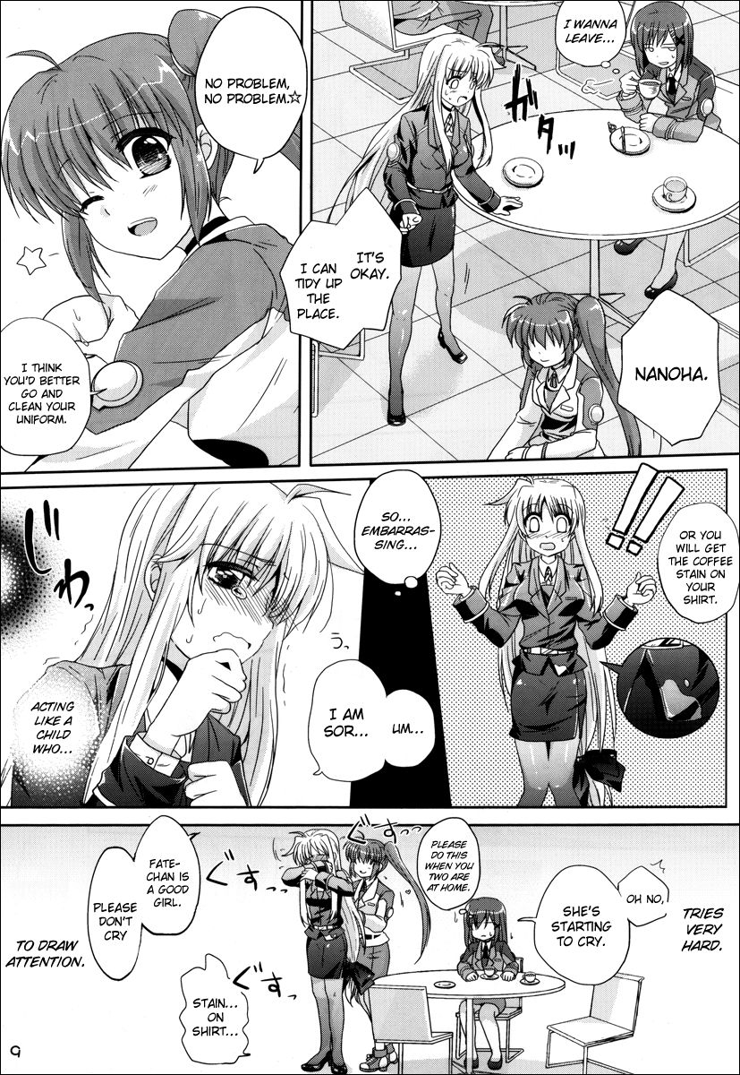 (C79) [Mekimeki Oukoku (Tsunpun, Keishou)] Mahou Shoujo no Sweet Love Panic (Mahou Shoujo Lyrical Nanoha) [English] {NanoFate} 7